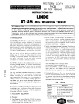 ESAB Linde ST-5M Mig Welding Torch Troubleshooting instruction