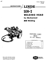 ESAB SEH-2 Welding head for Mechanized Mig Welding Troubleshooting instruction