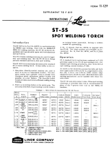 ESAB Linde ST-5S Spot Welding Torch Troubleshooting instruction