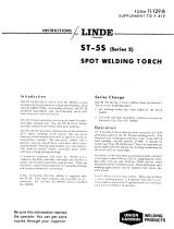 ESAB Linde ST-5S (Series 2) Spot Welding Torch Troubleshooting instruction