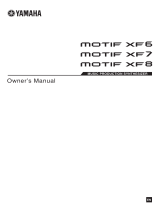 Yamaha MOTIF XF8 Owner's manual