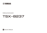 Yamaha TSX-B237 Owner's manual