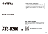 Yamaha Sound Bar ATS-B200 User guide