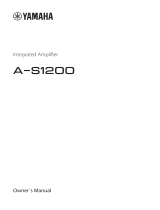 Yamaha A-S1200 Owner's manual