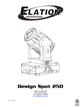 Elation Design Spot 250 User manual