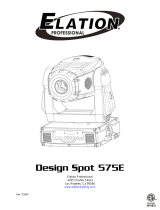 Elation DESIGN SPOT 575E User manual