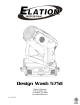 Elation Design Wash 575E User manual