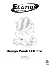Elation Design Wash LED Pro User manual