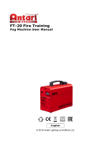 Elation FT-20 Fire Training Fog Machine User manual