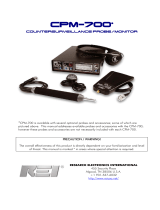 REI CPM-700 Owner's manual