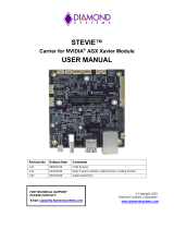 Diamond Systems STEVIE� Carrier for AGX Xavier User manual