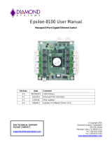Diamond Systems Epsilon-8100 8-port Gigabit User manual