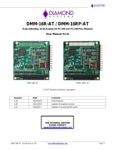 Diamond Systems DMM-16R-AT User manual