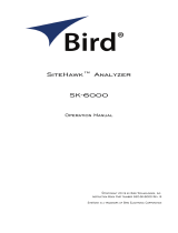 BIRD  SK-6000-TC  Owner's manual