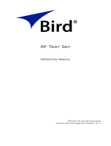 BIRD  7003A001, SiteHawk™ Test Kit  Owner's manual