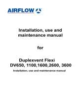 Airflow Flexi DV3600 Operating instructions