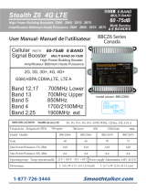 Smoothtalker Stealth Z6 65dB 4G/LTE High Power 6-Band Cellular Signal Booster Kit User manual