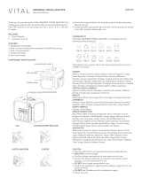 VITAL Universal Travel Adapter Owner's manual