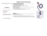 Sharper Image LED Handheld Magnifiers (Set of 2) Owner's manual