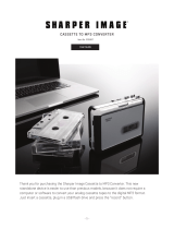 Sharper Image Cassette to MP3 Converter Owner's manual