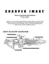 Sharper Image Glow-in-the-Dark Dart Blaster Owner's manual