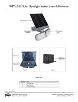 Flipo Motion Activated Solar Flood Light Owner's manual