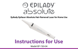 Epilady Epilady Absolute Laser Hair Removal Epilaser User manual