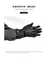 Sharper Image Executive Heated Leather Gloves Owner's manual