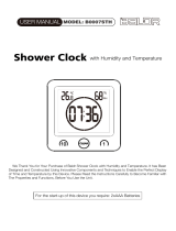 BALDR Waterproof Shower Clock User manual
