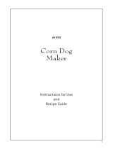 Sharper Image Mini Corndog Maker Owner's manual