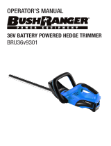 Bushranger 36V Hedge Trimmer User manual