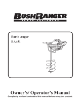 Bushranger Earth Auger User manual