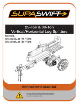SupaSwift Log Splitter 30 Ton User manual