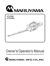 Maruyama HT239D User manual
