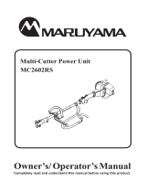 Maruyama MC2602-RS User manual