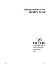 Bigdog ALPHA 52`` CUT User manual