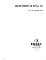 Bigdog ALPHA MP 48`` CUT User manual