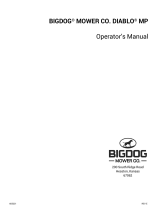 Bigdog Diablo MP Series 72`` Cut User manual