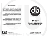 DB Drive E6EQ7 User manual