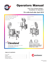 Cleveland SE95003-1 R8 (Kettles Floor Gas) User manual