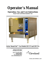 Cleveland SteamChef 22CGT6 User manual