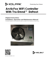 Kolpak ArcticFox WiFi OEM User manual
