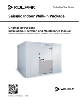 Kolpak Seismic Indoor Walk-In Package User manual