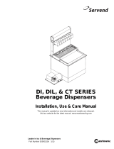 Servend Drop-In DI, DIL and CT Series Beverage Dispensers 020005256 020005256 Owner Instruction Manual