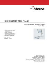 Merco Free Standing Bulb Warmer Operating instructions