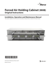 Merco Products MercoMax Holding Cabinet (MHB) Operating instructions