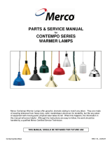 Merco Contempo Warmer Lamps User manual