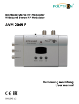 POLYTRON AVM 2049 F Operating instructions