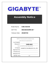 Gigabyte G481-HA0-00 Assembly Notice