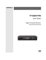 Topfield TF 5000 PVRt User manual